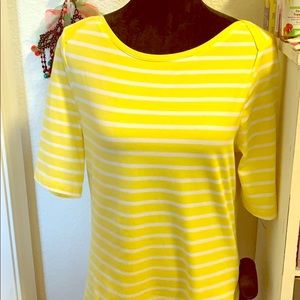 Cable & Gauge striped t shirt